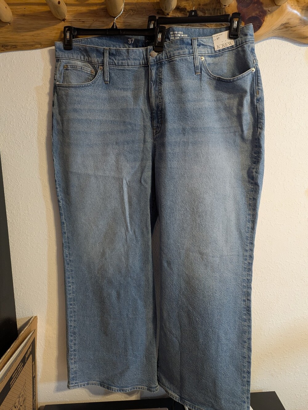 Woman's J Crew 96 Slim Wide Denim Jeans Size 37 BNWT